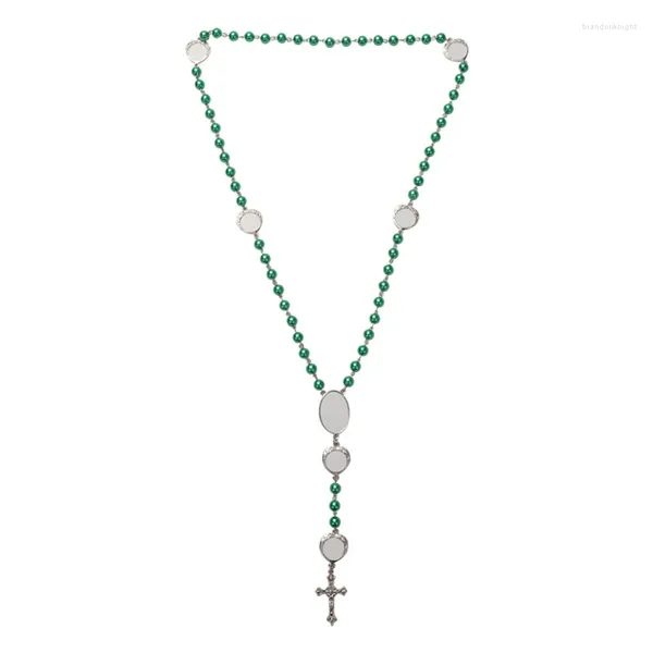 Chaînes Mary bénédiction pour croix colliers catholiques collier chapelet bricolage amis/famil
