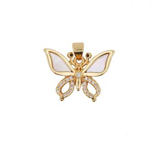 Chaînes Minimaliste Dainty Butterfly Collier18K Collier plaqué or Cadeau de fête des mères Moderne Romantique Mignon Animaux Bijoux