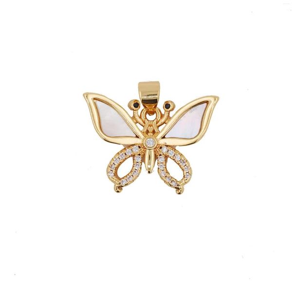 Chaînes Minimaliste Dainty Butterfly Collier18K Collier plaqué or Cadeau de fête des mères Moderne Romantique Mignon Animaux Bijoux