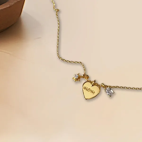 Chaînes Collier Maman Pour Femme Cadeaux Femmes Romantique Anniversaire Pendentif Engagements Festival Saint Valentin