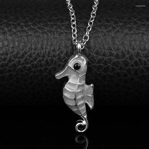 Chaînes MQCHUN Mode Bijoux Émail Animal Sea Horse Long Pendentif Collier Marque Designer Collier Pour Femmes Hommes Cadeau-30