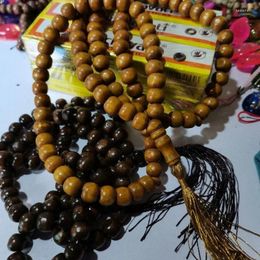 Ketens moslim aanbidding kralen 99 houten tasbihabai gebed zegening ornament mala mediteren armband