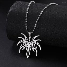 Chaînes Ma Forme Punk Épée Épines Pendentif Colliers Pour Hommes Garçons Gothique En Acier Inoxydable Hip Hop Rock Chaîne Collier Bijoux De Mode