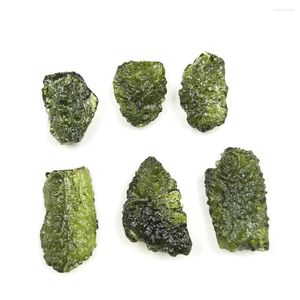Ketens natuurlijk 15-18 g moldavit groene Tsjechische meteorieten mineraal specimen kwarts kristal genezende steen diy sieraden home decora
