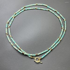 Ketens natuurlijke keizerlijke stenen kralen lange ketting voor vrouwen mode diy kralen multilayer choker nek statement genezing vrouwelijke sieraden