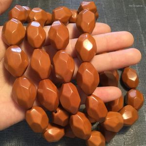 Ketens natuursteen achttienzijdige olijfnucliden kralen kralen armband voor man vrouwen vasthouden Boeddha ketting