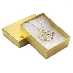 Chaînes Collier Pour Femme Toggle Love Mom Heart Zircon Forever 520 Heartbeat