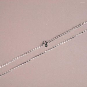 Ketens ketting zilveren vaste kleur link ketting decoratieve nek sieraden maken vinden decoratie casual punk diy knutselen