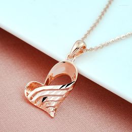 Kettingen ketting Dames S925 sterling zilver Rosé verguld Sleutelbeenketting Eenvoudig en licht Luxe Special-Interest Design Kleur Silv