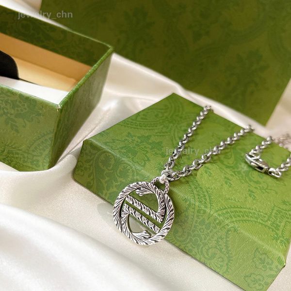 chaînes colliers collier de créateur pour les femmes plaque d'or lettre clé ancre pendentif collier rétro vintage hommes de haute qualité fine designer bijoux cadeau