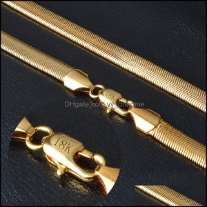 Cha￮nes Colliers Pendants Bijoux Golden 6 mm Gold Chain de serpent Collier pour la f￪te Gift Fashion Wholesale - 0179ydhx Drop Livrot 2021