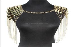 Chaînes Colliers Pendants Bijoux Punk Metal State Femme Collar SHODER Long Chain Sexy Body Accessories UkMoc294f Drop délivre2960911