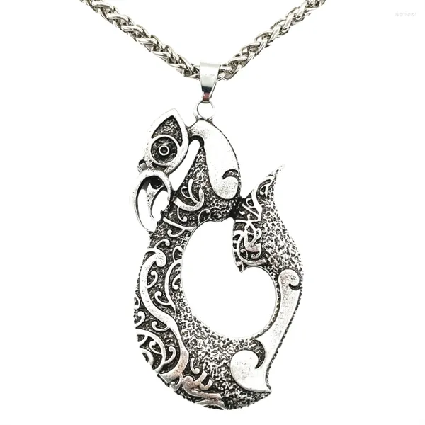 Chaînes Nostalgie Viking Turquie Pendentif Tribal Collier Pikorua Maori Twist Symbole Manaia Koru Zélande Bijoux Amulette