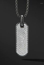 Chaines pavé CZ Army Pendant Men Collier Fashion en acier inoxydable Chaîne Ncklace pour Jewerly Gift3932104