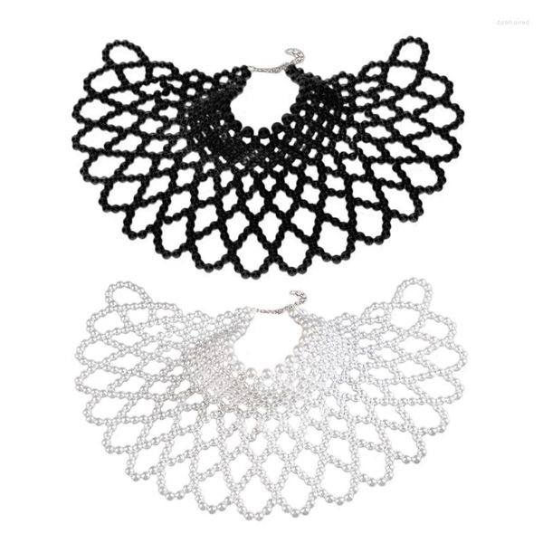 Chaînes perle corps chaîne mode épaule collier soutien-gorge bijoux pour femme Costume année fête thème cadeau