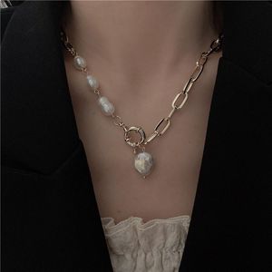 Cadenas Collar de perlas Diseño de nicho femenino Sense Light Luxury 2023 Cadena larga de moda para suéter de otoño e invierno