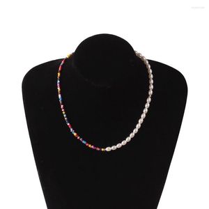 Kettingen Pearl Stone String of Beads ketting voor vrouwen Zomersterrenketen Choker Boheems sieraden Gift