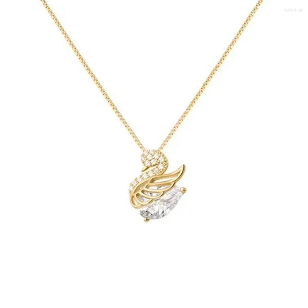 Chaînes pendentif Moissanite collier pour femme cou chaîne bijoux marque de luxe vente filles tour de cou cadeaux de noël