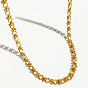 Ketens peri'sbox mode statement vast goud vergulde dikke cirkel link ketting choker ketting voor vrouwen dikke kostuum sieraden ongebruikelijk