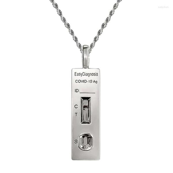 Chaînes personnalisées Antigen Box Pendentif Colliers-Keepsake Memorial Jewelry Pull Collier Choker Chain Protections