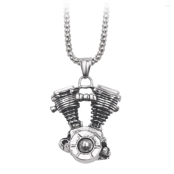 Cadenas Retro motocicleta colgante colgante hombres hiphop cultura callejera de moda joyas de moda