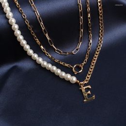 Chaînes Rose SisiFashion Carte Colliers Pour Femmes Paillettes Étoiles Pendentifs Perle Collier Perles Shell Sautoirs Bijoux Costume