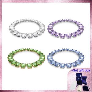 Cadenas S 2023 Est Estilo Millenia Collar de gran tamaño Cristal Octágono Corte para mujeres Colección Regalo de vacaciones