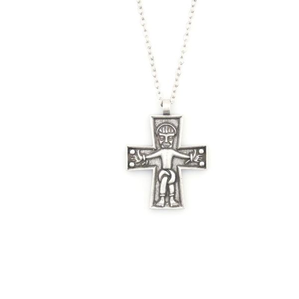 Chaînes SanLan Collier Pendentif Collier Ancien Style Croix Cadeau Pour Hommes Ou FemmesChaînes