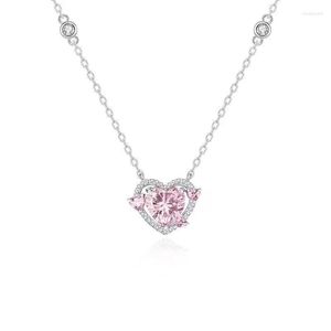 Chaînes Petite Clavicule Chaîne Garde Coeur Collier Pendentif Pêche Pour Hommes Rose Colliers À La Mode