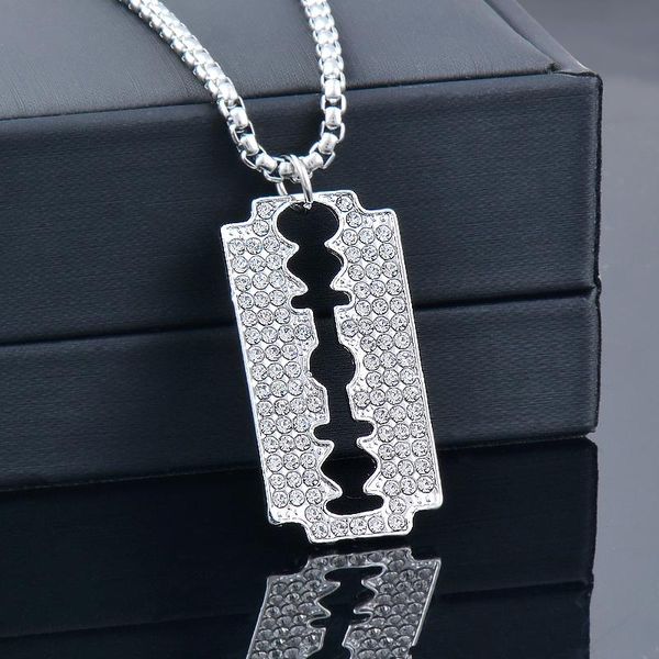 Chaînes En Acier Inoxydable Collier Pour Femmes Hommes Punk Carte Ange Argent Couleur Pendentifs Et Colliers Bijoux De Mode 2022 MA1 LK2Chains