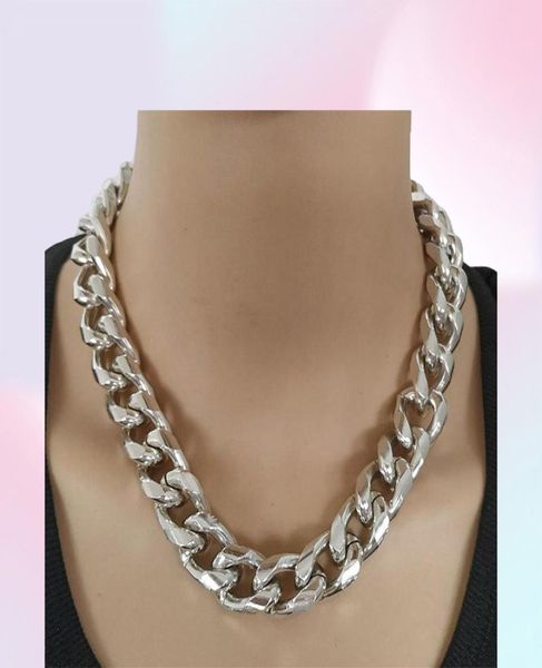 Ketten Statement Halskette Gothic Chunky Chain Choker Punk Rock Halsketten Goth Vintage Collier Männer Frauen Schmuck21861510643