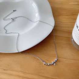 Kains stijlvolle dame korte sterrenketting voor vrouwen kubieke zirconia herfst