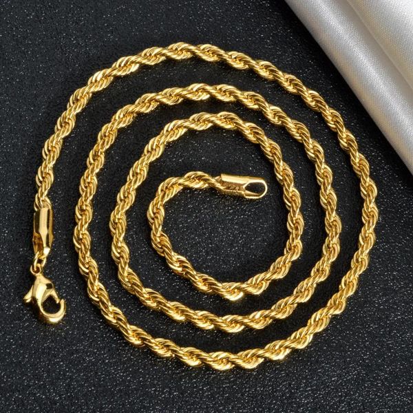 Cadenas Joyas soleadas Moda Collar de cobre Oro chapado de alta calidad para mujeres Hombre clásico de moda