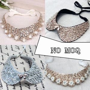 Kettingen Zoete kralen lovertjes nep kraag kristal parelketting strik chokers kettingen min. bestelling 10 usd