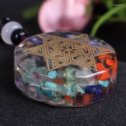 Chaînes à la mode Orgone Pendentif Collier Metatron Cube Orgonite Energy Bijoux pour les couples Usage quotidien