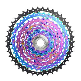 Cadenas VG Sports 8 Velocidad MTB Cassette Cassette Bicycle Sprocket de montaña Freewheel 8S 11-42T Terrestre de la cadena de bicicletas Conjunto 0210