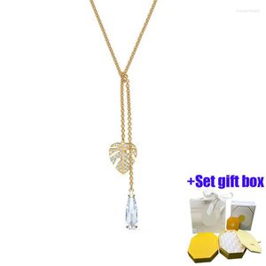 Chaînes VHigh Qualité Collier avec original gravé Femme Mode Bijoux Cadeau Fête