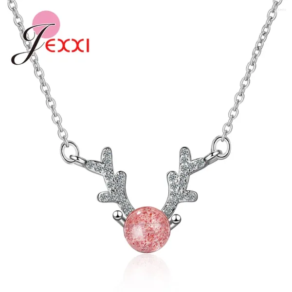 Cadenas Fiesta de bodas Mujeres 925 STERLING STRAWBERRY CHARMA CLASTA CLASTA CLASTA BREIF COCHO COCHO BUJIOUX