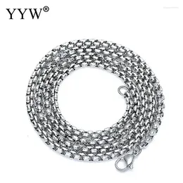 Chaines en gros 50/60 cm / lot 2.0 / 2,5 / 3/3,5 / 4 mm Couleur argentée en acier inoxydable perle et chaîne de boule