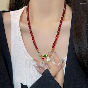 Ketens damesaccessoires Chinese tekstketen ketting