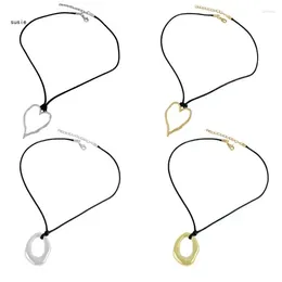 Kettingen x7ya Geometrische hanger ketting onregelmatige kettingen mode -sieraden