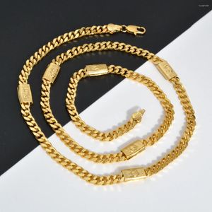 Cadenas Zeadear Jewelry 18K Chapado en oro 45-60 cm Collar de cadena de Dubai para hombres Mujeres 2024 Hiphop Punk Cuello Accesorios Regalo de fiesta