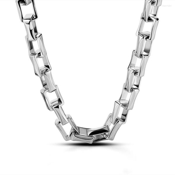 Chaines Ziqiudie S925 Collier de récolte de la culture en argent sterling Chaîne de tour de cou cubaine pour envoyer des bijoux de petit ami