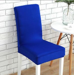 Couverture de chaise Couleur solide extensible chaise élastique Couvre le siège pour salle à manger du banquet de fournitures de fête de mariage