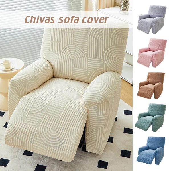 Couvriers de chaise 1/2/3/4 siège Soft tout compris canapé électrique inclinable couverture de club de club à la maison décor de meubles de taches de taches accessoires