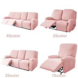 Stoelbekleding 1 2 3 4 Zits Fauteuil Sofa Relax Lazy Boy Cover Elastische Liggende Fauteuil Kussenovertrekken Meubels Protector 230802