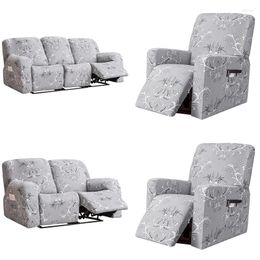 Stoelhoezen 1 2 3 -zuiverer Recliner Bankafdekking Elastische slipcover voor woonkamer Stretch Spandex Lounger Fauteuil Furniture