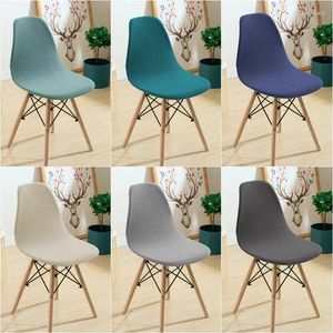 Couvre-chaises 1/2 / 4pcs Coque en moque en polaire Polar Coqueur élastique sans arme Kitchen El Bar Banquet Chaises Slipcover