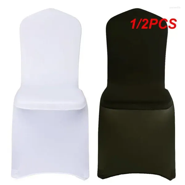 Housses de chaise 1/2 pièces en gros fête de mariage El Sun jupes Pandex blanc et coloré