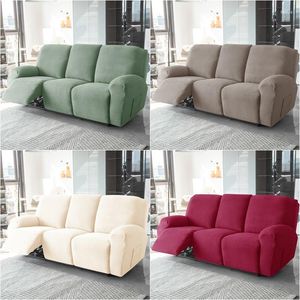 Stoelhoezen 1 3 -zuiverer Split Recliner Sofa Cover Jacquard Stretch Spandex Lazy Boy Armchair Washable Couch Slipcovers voor woonkamer